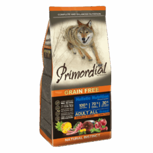 פרימורדיאל ללא דגנים לכלבים בוגרים טונה וכבש 12 קילו