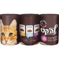 לה קט מולטיפק נתחים 3*400 גרם La cat multipack chunkes 3*400gr