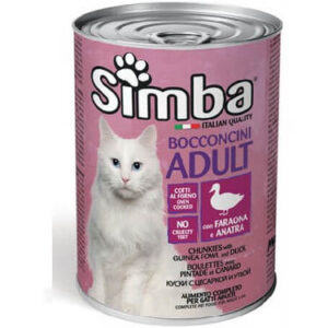 סימבה שימור לחתול פניניות ברווז 400 גרם - Simba