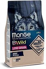 MONGE מונג 12 ק"ג מזון יבש לכלבים בוגרים בטעם אווז (ביווילד)