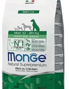 מונג' בוגר גזע גדול על בסיס עוף 12 ק''ג Monge Adult Maxi