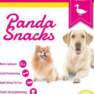 מקלות ברווז 80 גרם חטיפי פנדה רכים לכלבים Golden Panda