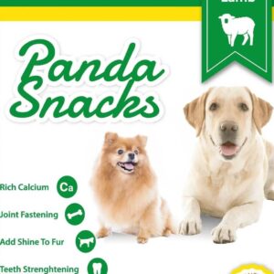 קוביות מיני סנדוויץ' כבש 80 גרם חטיפי פנדה רכים לכלבים Golden Panda