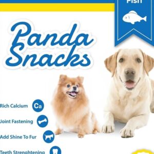 מיני קוביות סנדוויץ' סלמון|בקלה 80 גרם חטיפי פנדה רכים לכלבים Golden Panda