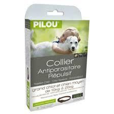 קולר דוחה פרעושים וקרציות 10-25 ק''ג PILOU
