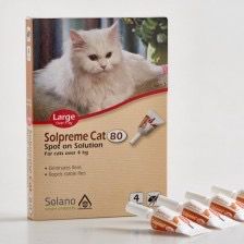 מארז 4 יח' אמפולות סולאנו סולפרים לחתולים L