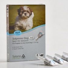 מארז 5 יח' אמפולות סולאנו סולפרים לכלבים XS