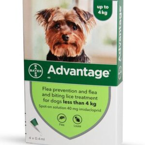 אדוונטג לכלבים עד 4 ק"ג