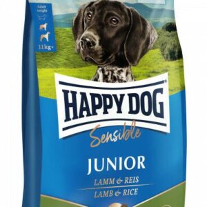 הפי דוג סנסיבל ג'וניור כבש ואורז 18 ק"ג