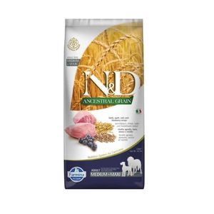 כבש אוכמניות מופחת דגנים כלב בינוני בוגר 12 ק״ג ND