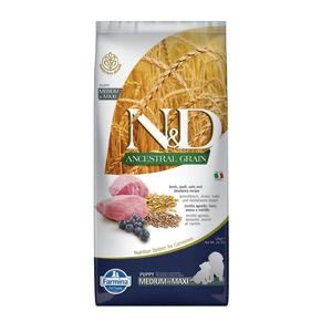 כבש אוכמניות מופחת דגנים כלב בינוני גור 12 ק"ג ND