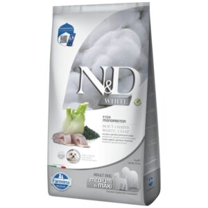 אנדי לכלב בוגר פרווה לבנה 7 ק"ג ND